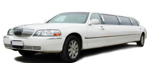 a white stretch limo